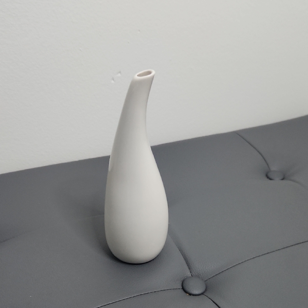 Elegant White Ceramic Vase